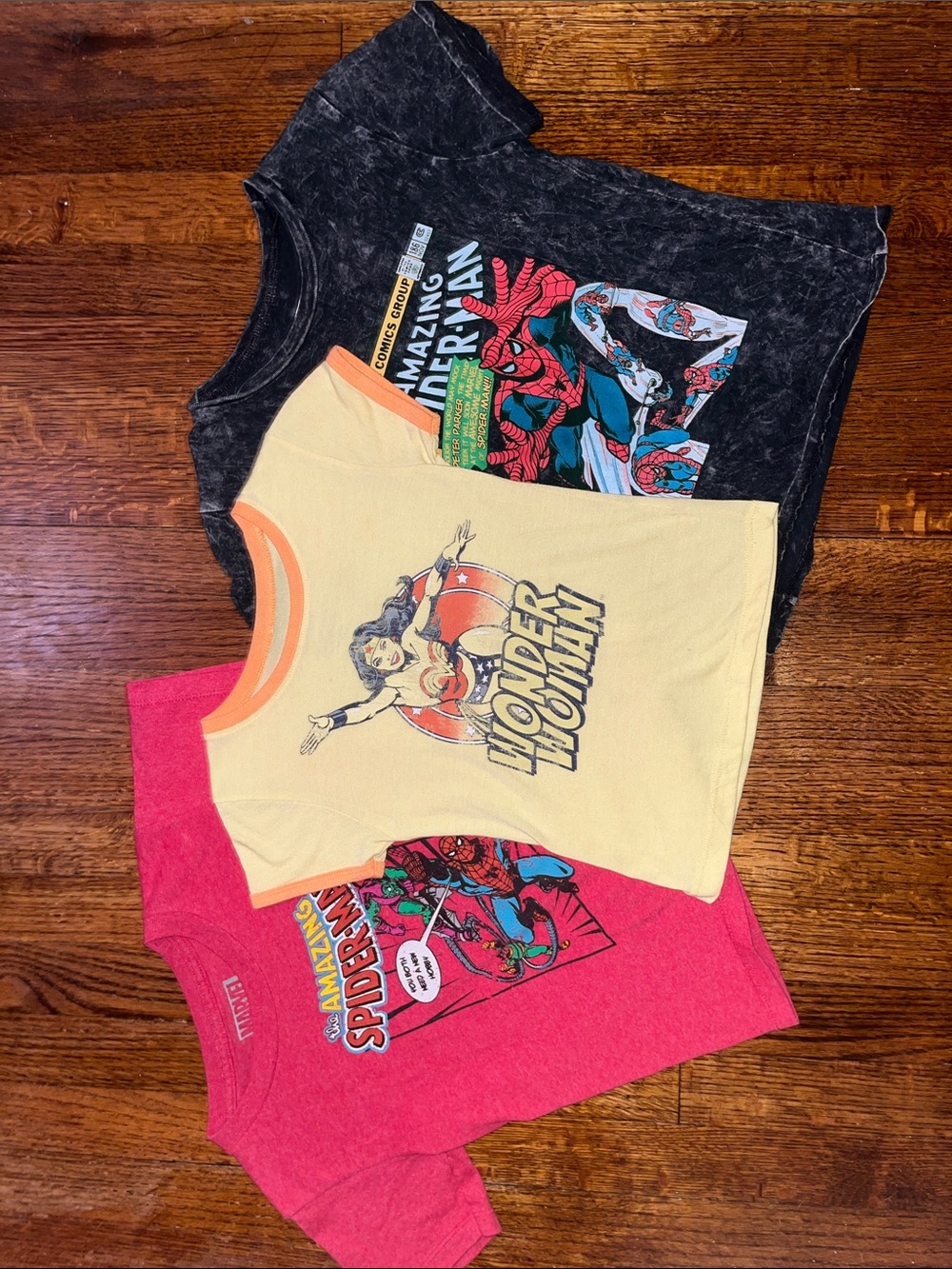 Marvel Baby-Tee Bundle | Red, Yellow, Dark Gray